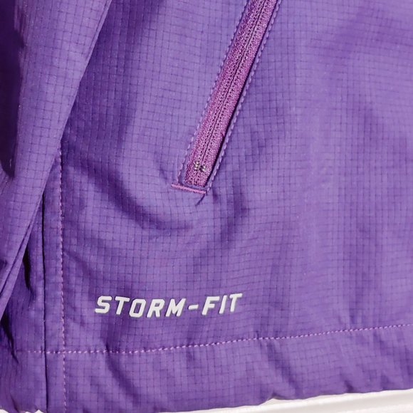 Nike ECU Storm Fit Rain Jacket Unisex Size Small Full Front Zip Vented Back - Picture 8 of 15